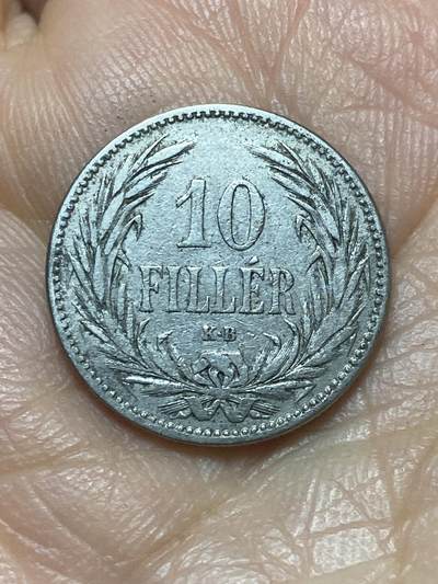 2026年第十二场(总第一百八十一场）外国好品散币场(免佣金) - 匈牙利王国1893年10菲勒(奥匈帝国弗朗茨·约瑟夫一世时期)