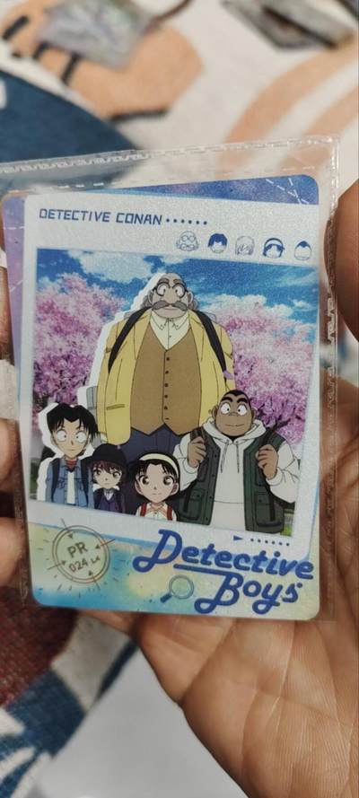 秋原瞳的小店第三十四期（农历马年年味越来越重了，希望大家新的一年龙马精神，一往无前） - 卡游柯南活动卡——这张很不错，温馨