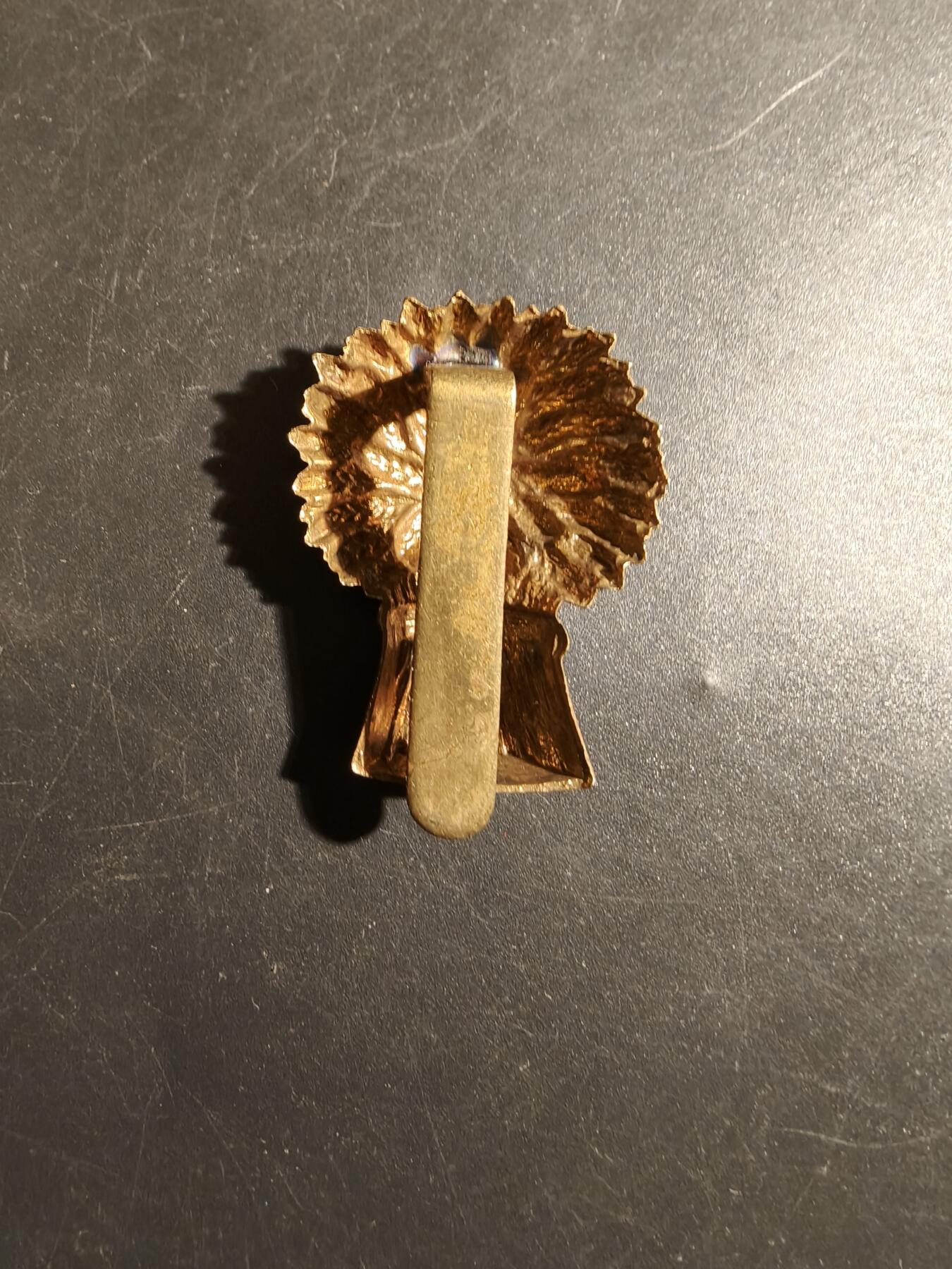 老王徽章第178期 英国洛锡安与边境义勇骑兵团帽徽    一战时期