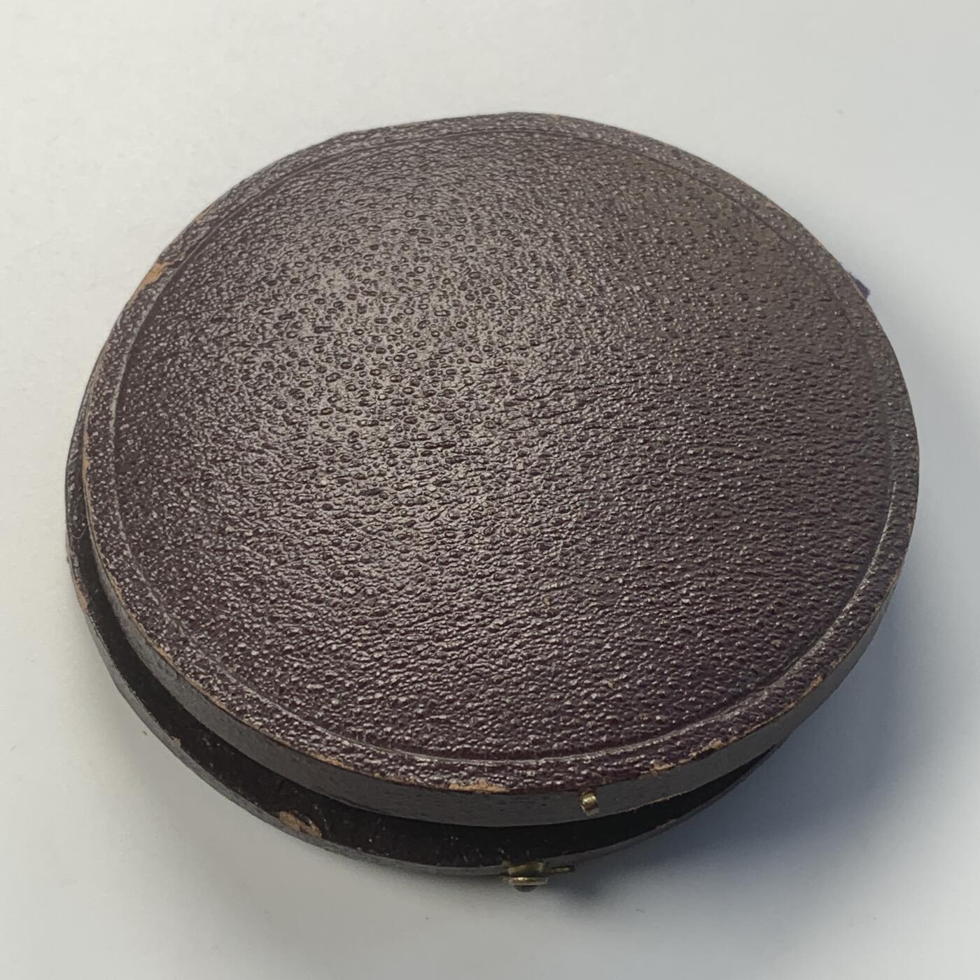 掌中浮雕-藏着的欧洲第050场 1891年瑞士联邦600周年纪念大铜章 ，69mm，A.Dubois作品，原盒变形有破损如图