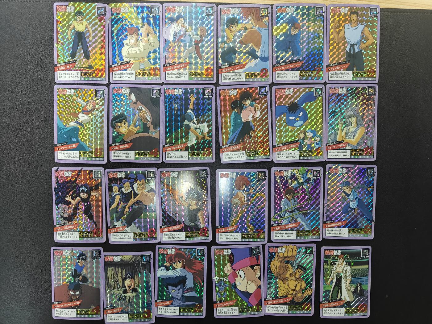 天玑星卡拍第164期《1.22周四截拍》持续收拍收评中 满赠卡需备注 幽游白书 格子闪 53张 自制卡