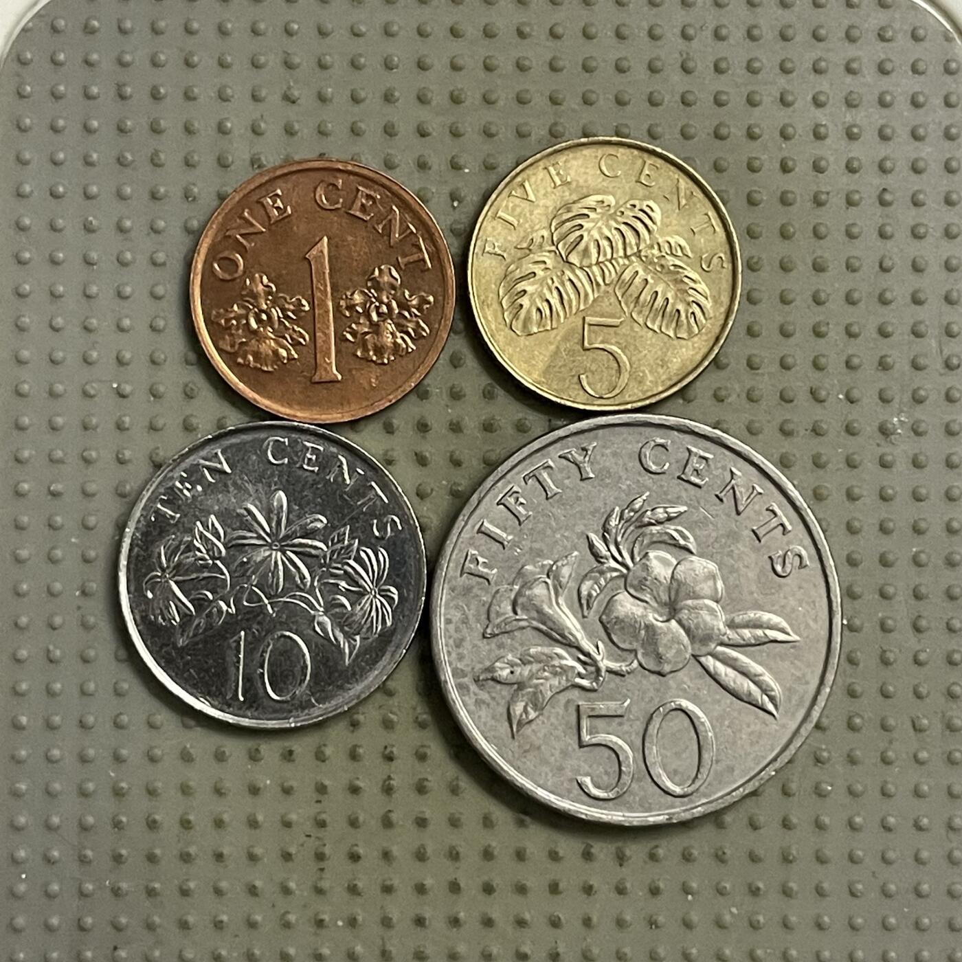 2026年第15场各国散币拍卖（总第165场） 新加坡低盾版4枚