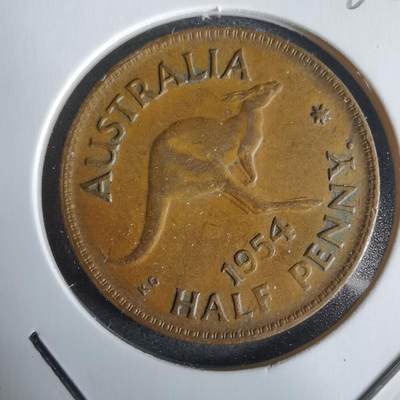 沼泽如烟--第968场 - 澳大利亚1954年半便士