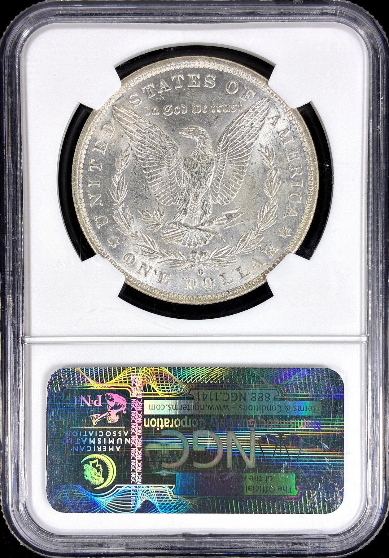 【雨安】【直播拍卖】【第0126期-评级币章】2026-01-24 周六 19:30 [评级美洲] USA 美国 1美元 (1878-1921) 摩根 1884年O  NGC-MS64