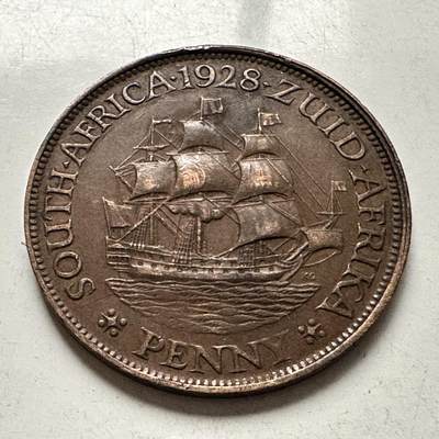 🌹外币初藏🌹🐯2026年第10场  每周二四六晚8️⃣点 接代拍 - 英属南非1928年一便士