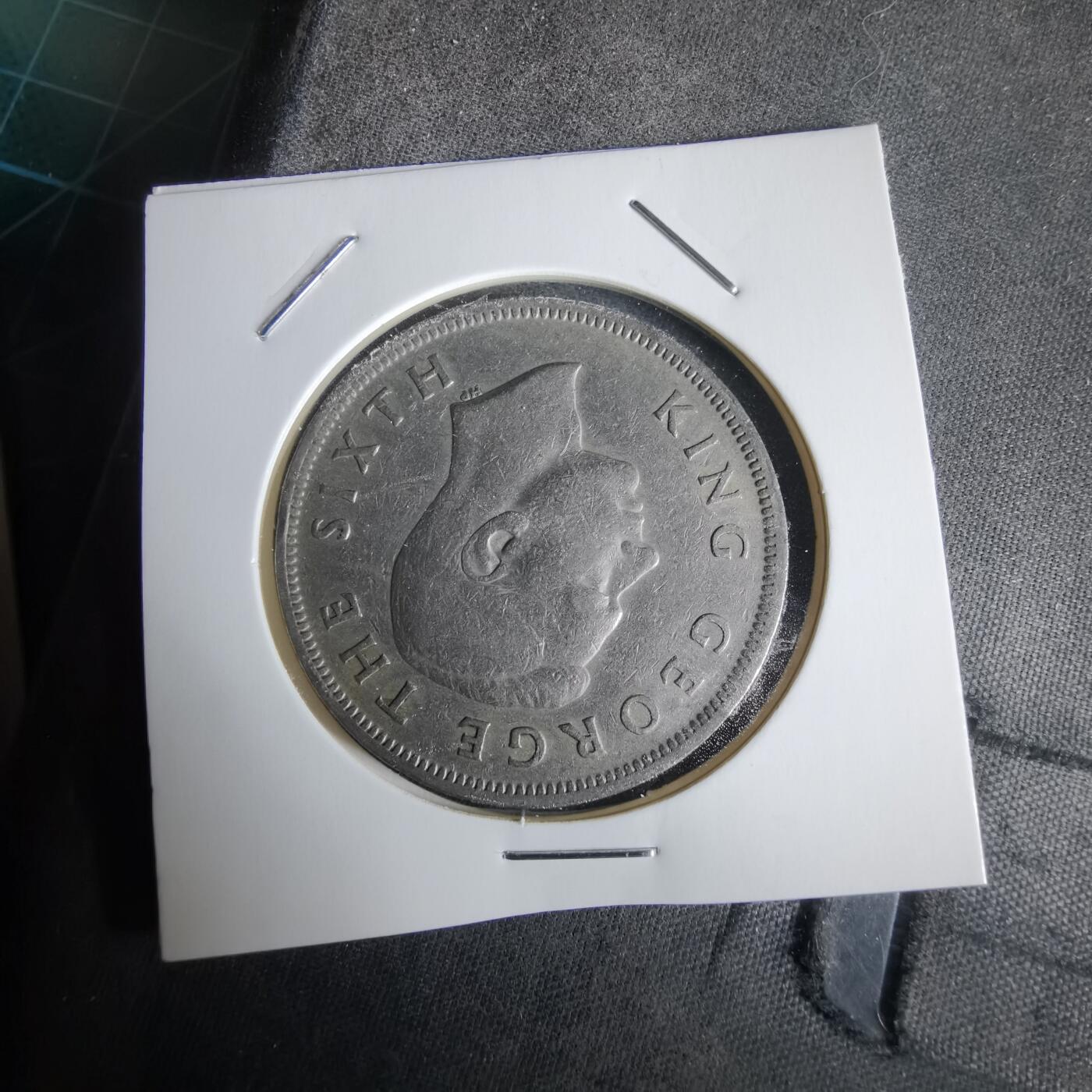 沼泽如烟--第968场 新西兰1948年半克朗