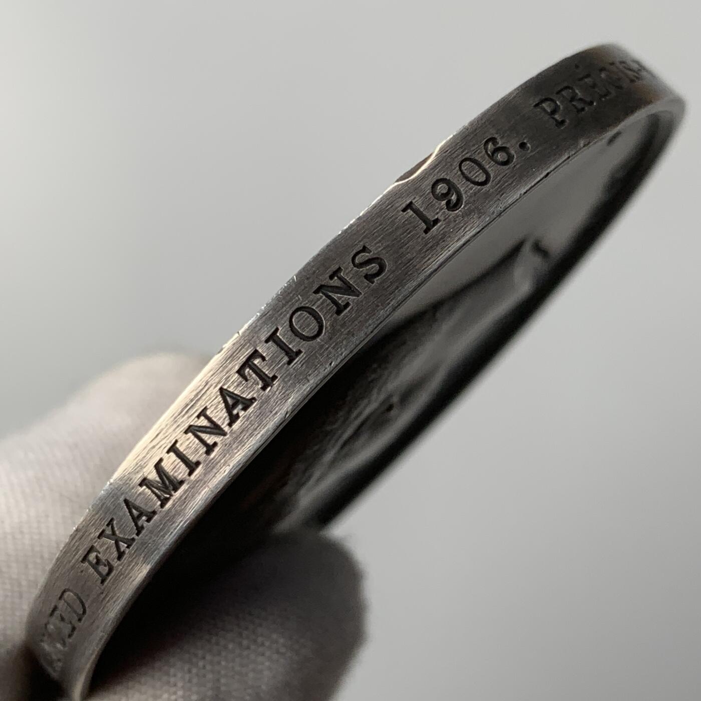 掌中浮雕-藏着的欧洲第050场 1901年英国皇家艺术、制造业与商业协会银章，55.6mm，97.12g，原盒