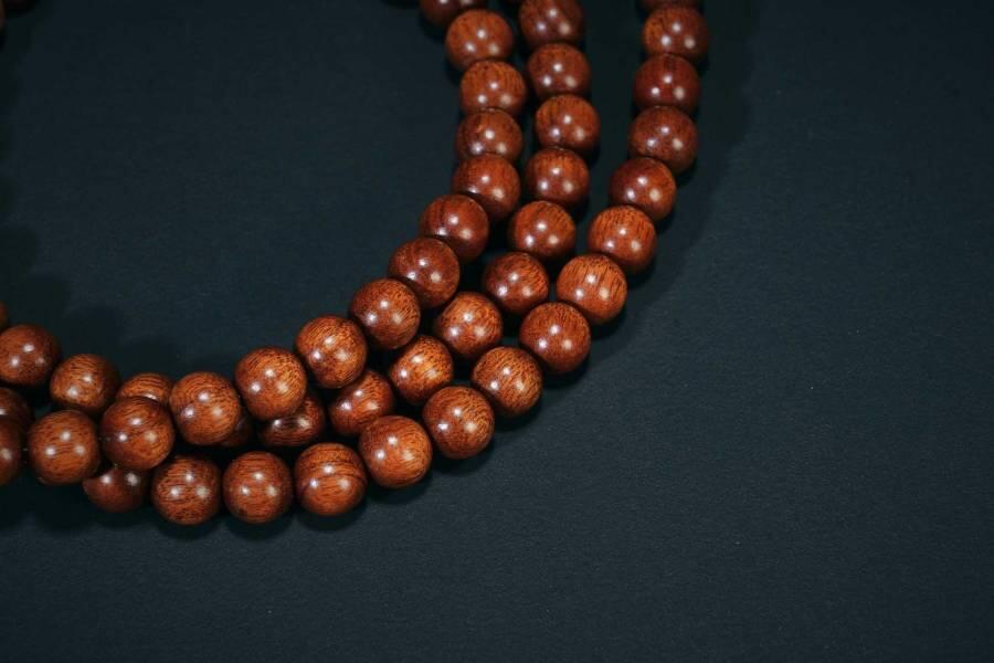 上海都达杂项专场四（全场包邮） 海南黄花梨0.6圆珠多圈手串 附鉴定证书86-261