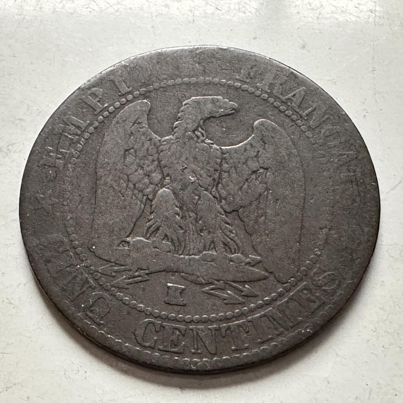 🌹外币初藏🌹🐯2026年第10场  每周二四六晚8️⃣点 接代拍 法国1856年五分