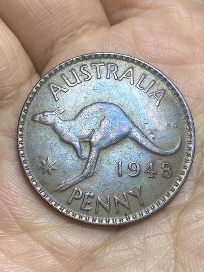 2026年第十二场(总第一百八十一场）外国好品散币场(免佣金) - 澳大利亚🇦🇺1948年1便士(乔治六世第一版，关门年，m版墨尔本造)