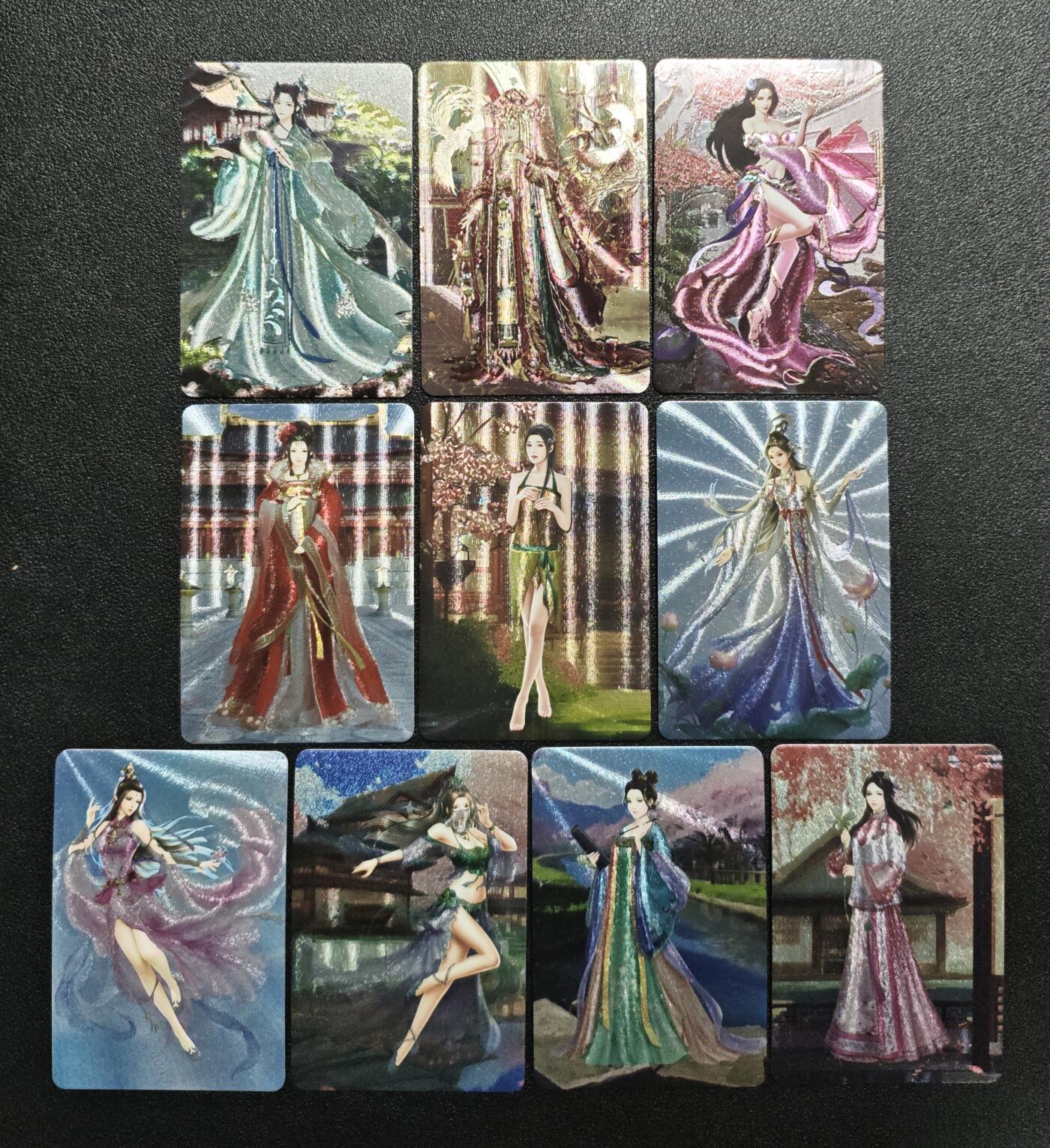 天玑星卡拍第164期《1.22周四截拍》持续收拍收评中 满赠卡需备注 宁缺卡牌 历代皇后 粗闪 十张