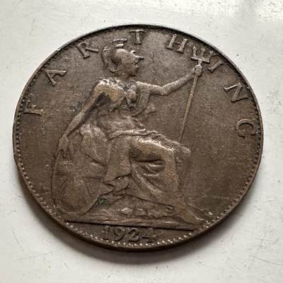 🌹外币初藏🌹🐯2026年第10场  每周二四六晚8️⃣点 接代拍 - 英国1924年一法新