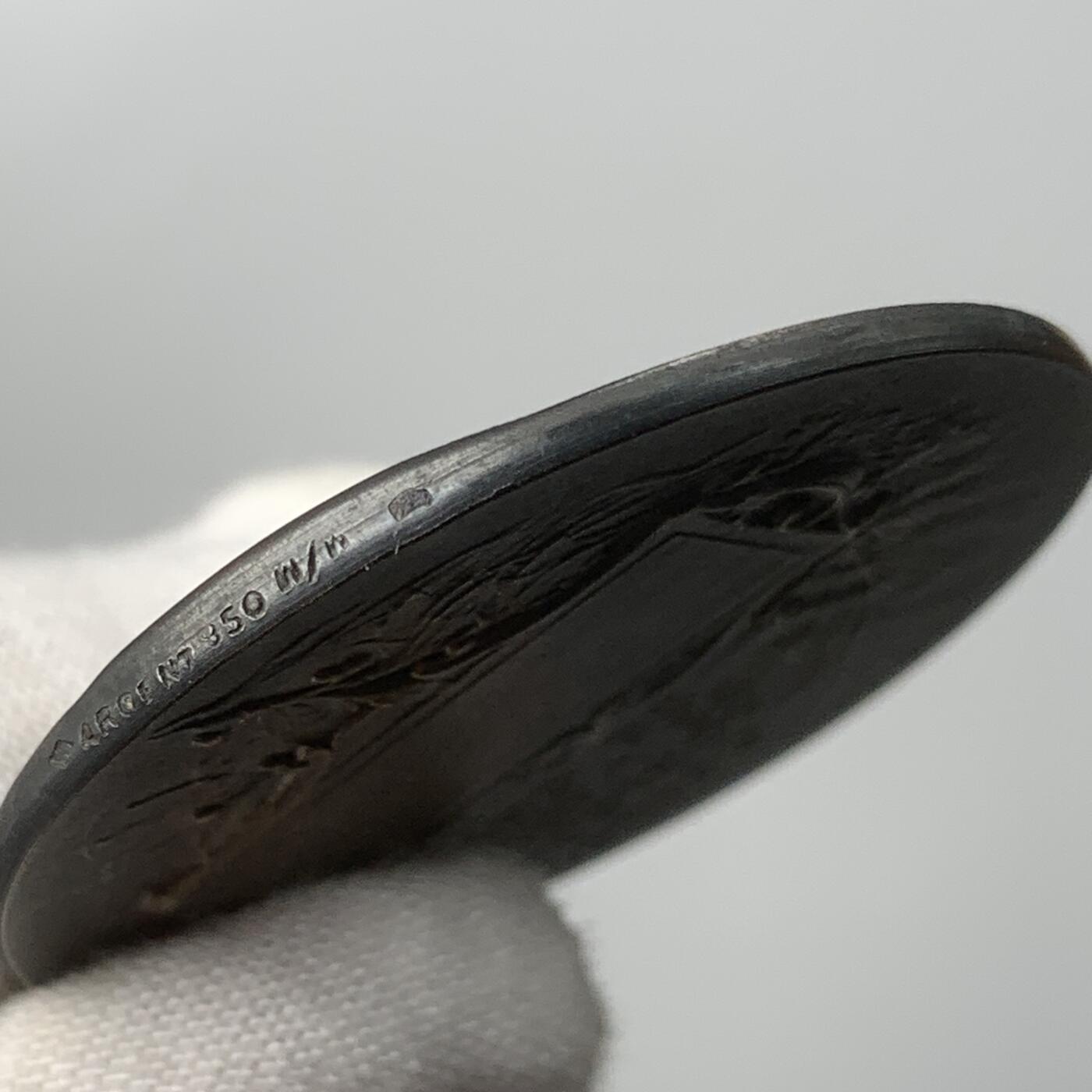 掌中浮雕-藏着的欧洲第050场 法国安德尔-卢瓦尔省希农地区的农业展览会银章，36mm，18.86g