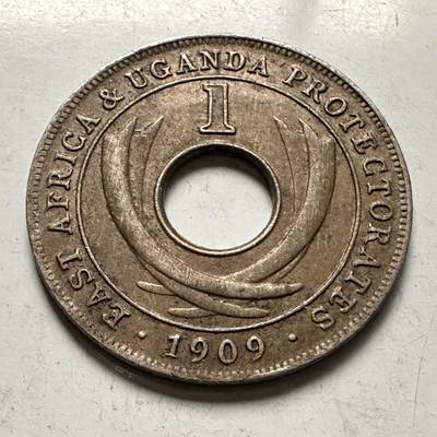 🌹外币初藏🌹🐯2026年第10场  每周二四六晚8️⃣点 接代拍 - 英属东非和乌干达保护地1909年一分 爱七