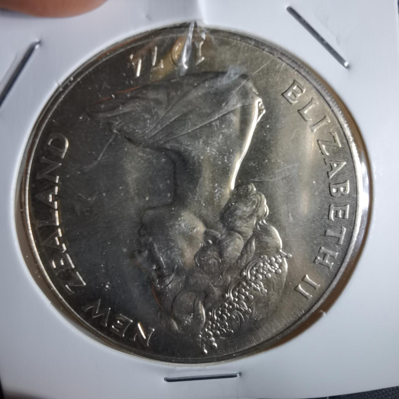 沼泽如烟--第968场 新西兰1974年1元纪念币