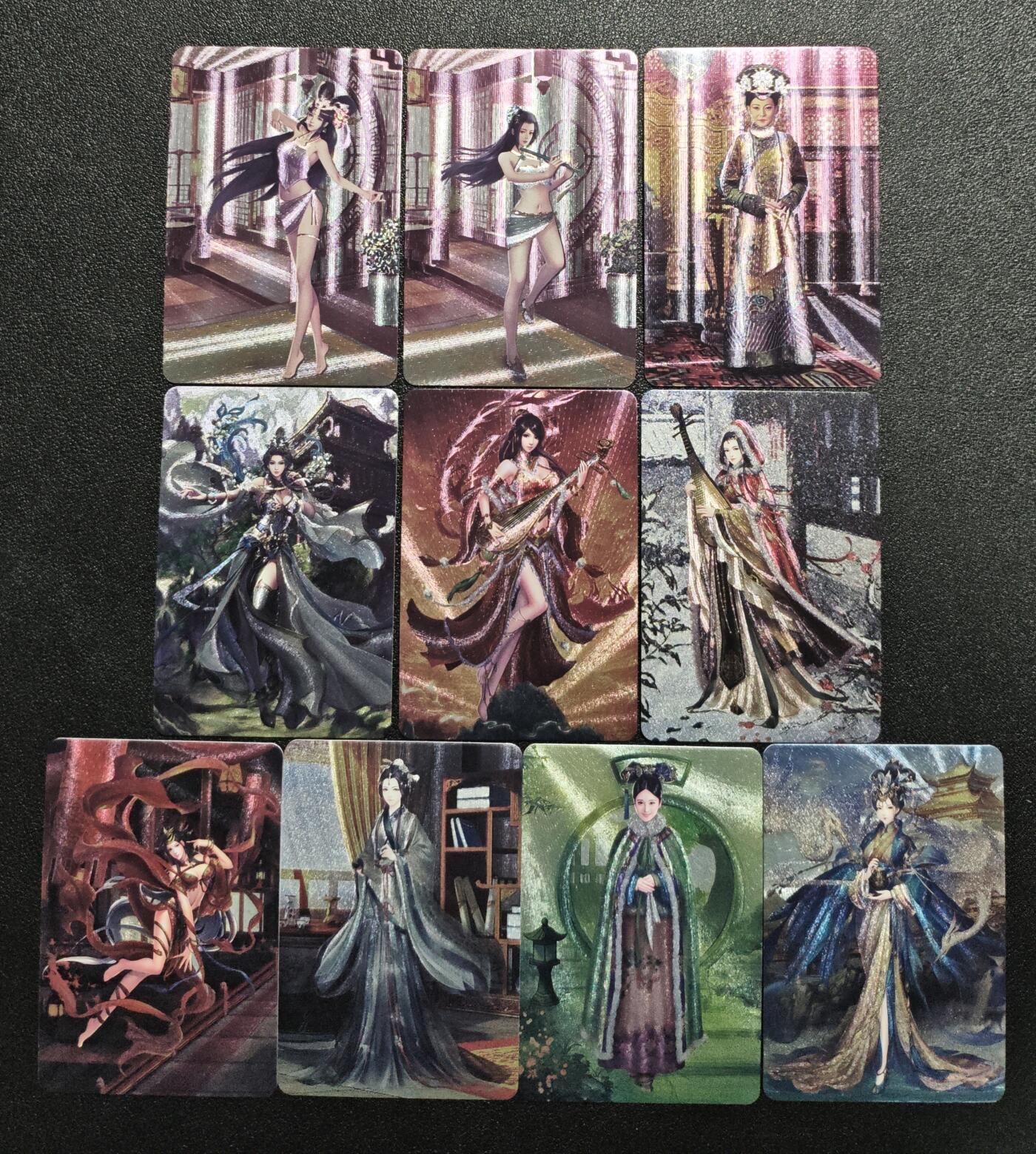 天玑星卡拍第164期《1.22周四截拍》持续收拍收评中 满赠卡需备注 宁缺卡牌 历代皇后 粗闪 十张