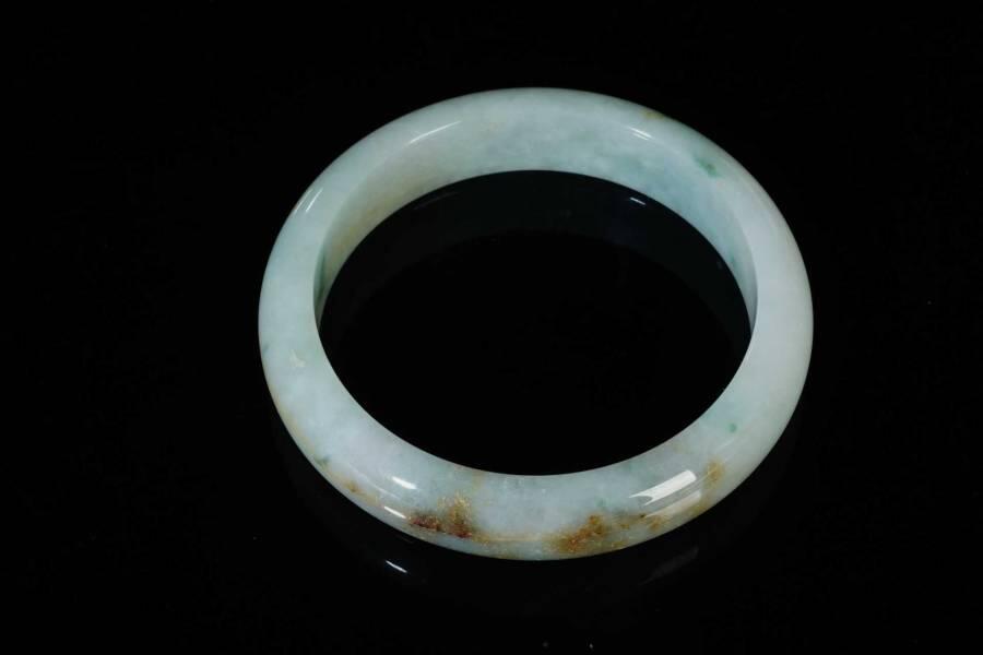 上海都达杂项专场五（全场包邮） 天然翡翠（A货）手镯 附鉴定证书87-43