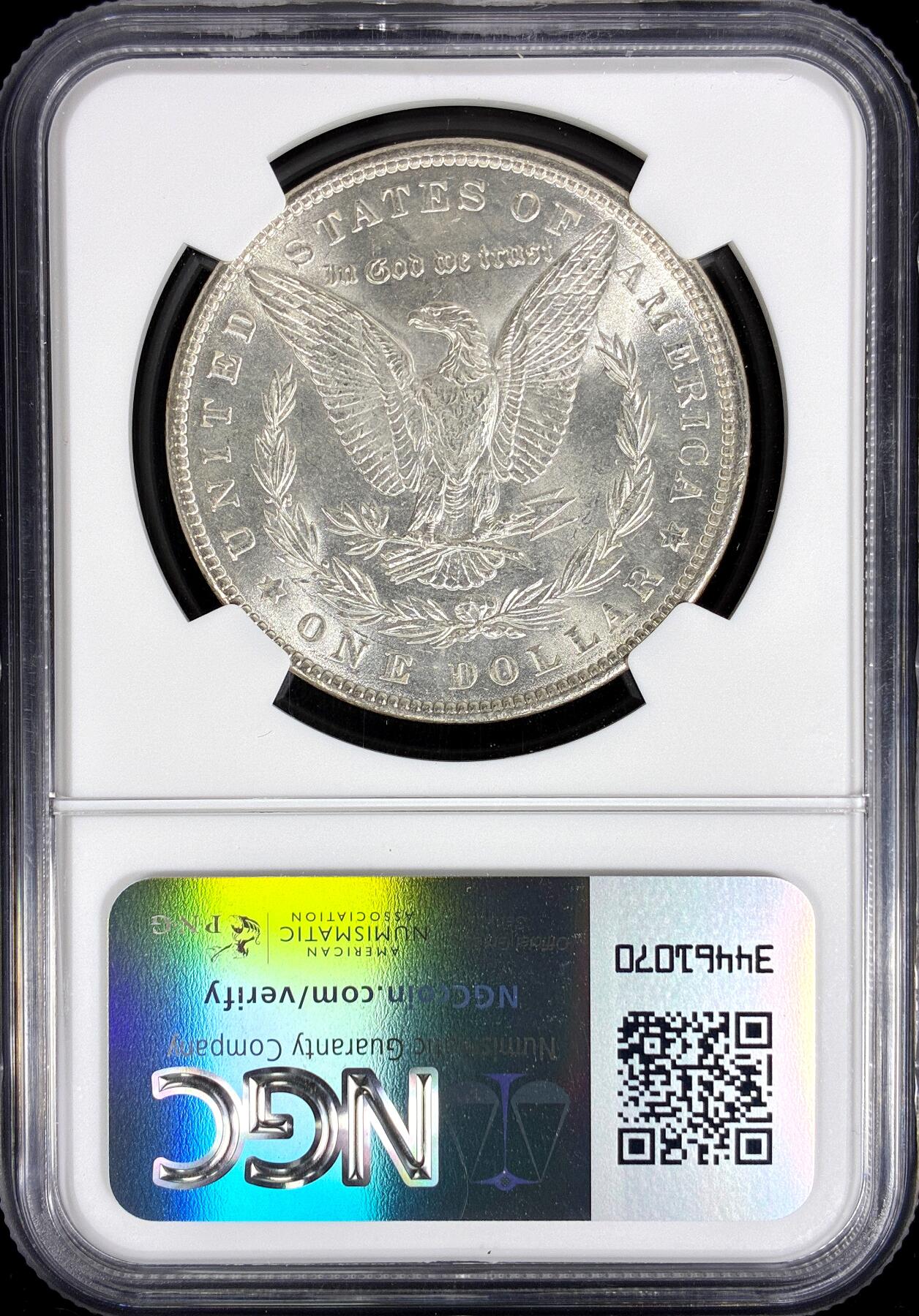 【雨安】【直播拍卖】【第0126期-评级币章】2026-01-24 周六 19:30 [评级美洲] USA 美国 1美元 (1878-1921) 摩根 1889年  NGC-MS63 光度极佳