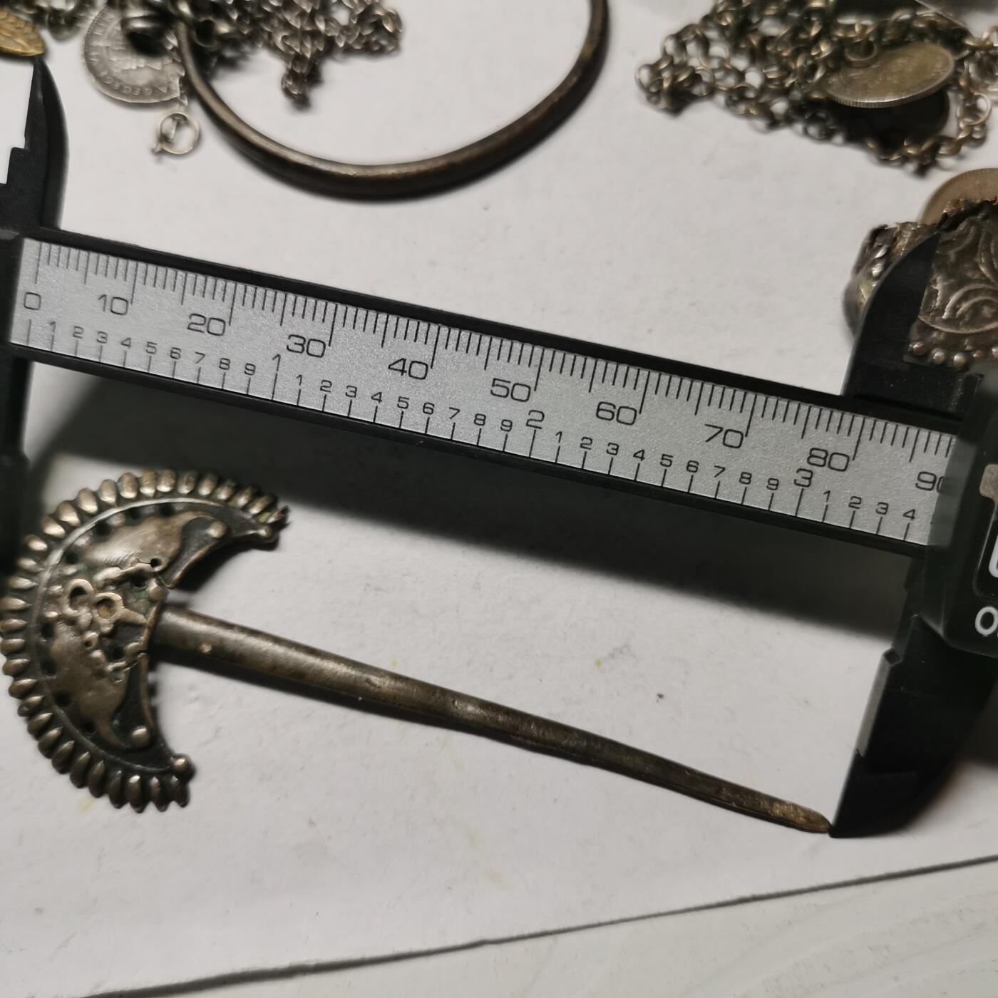 杂件专场95期 清代老银发簪