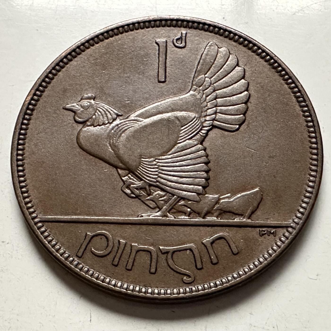 🌹外币初藏🌹🐯2026年第10场  每周二四六晚8️⃣点 接代拍 爱尔兰1928年一便士 b 好品