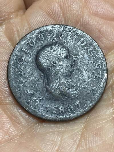 2026年第十二场(总第一百八十一场）外国好品散币场(免佣金) - 英国🇬🇧1807年1/2便士(乔治三世时期)