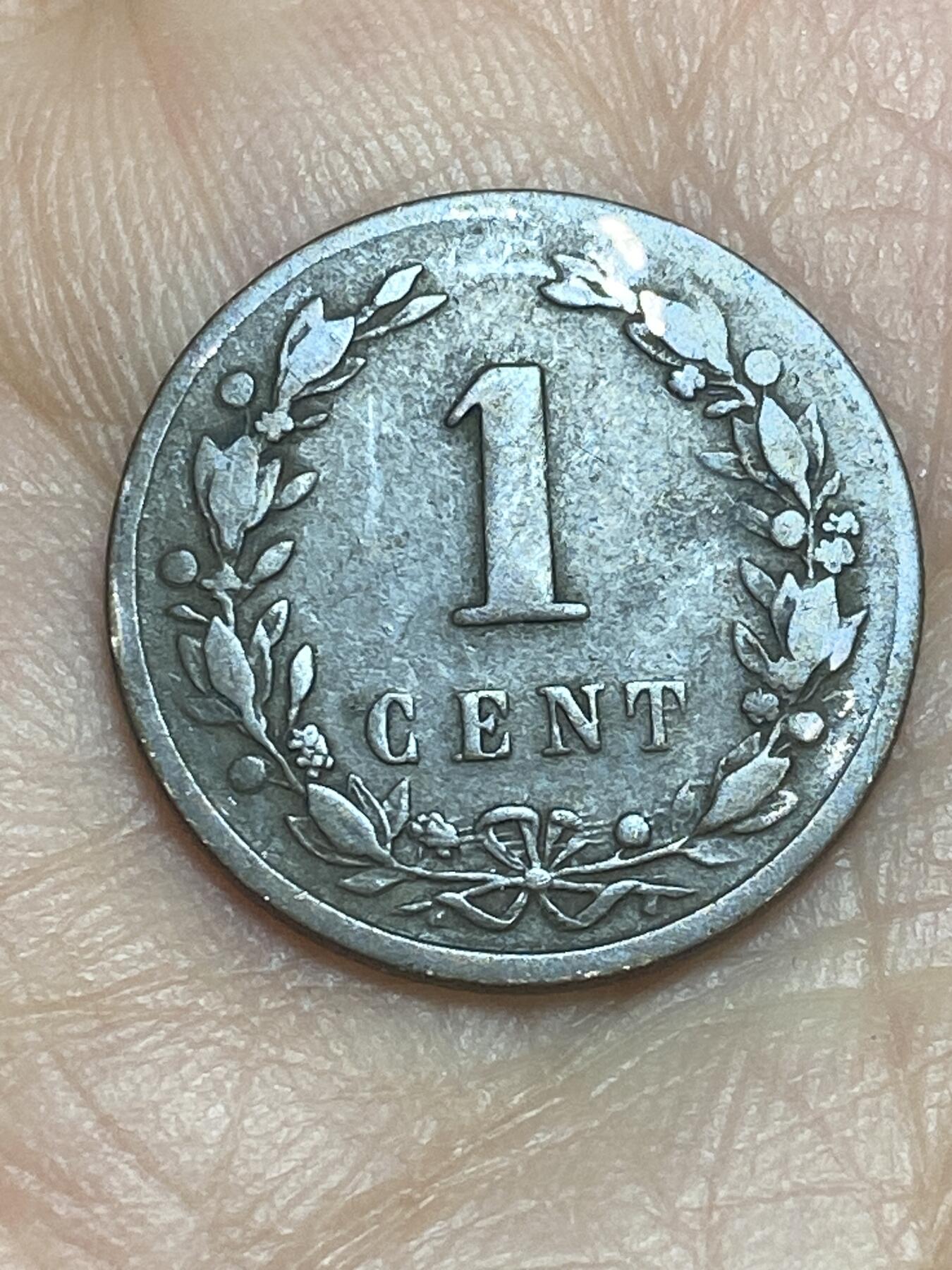 2026年第十二场(总第一百八十一场）外国好品散币场(免佣金) 荷兰🇳🇱1878年1分(威廉三世时期，Boradaxe–宽刃斧标)