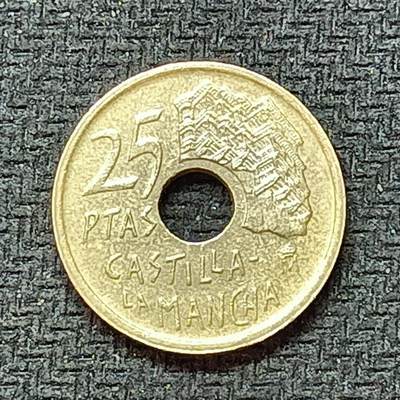 新2026B第六组世界各国精品钱币奖章纪念章花钱401-830 - 534西班牙25比塞塔