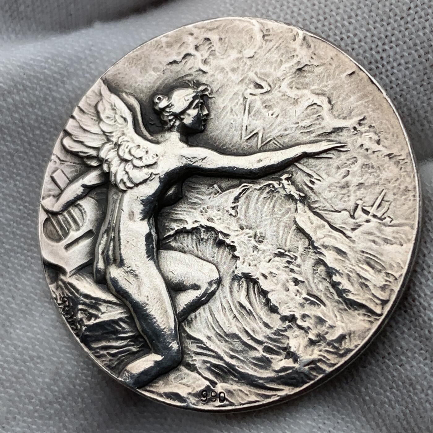 掌中浮雕-藏着的欧洲第050场 李斯特银章，29mm，9g，章面刻990银标，有合适的盒子