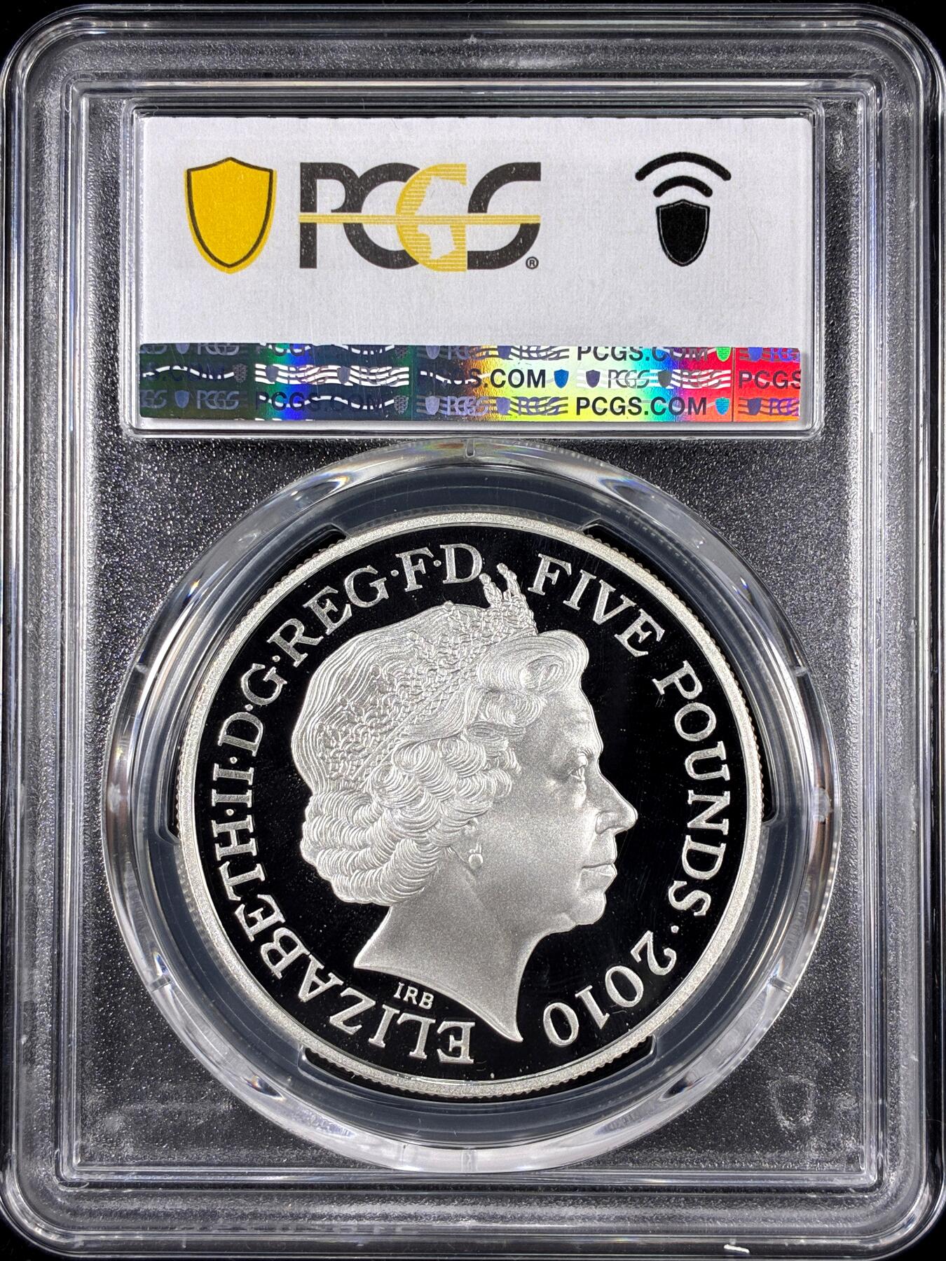 【雨安】【直播拍卖】【第0126期-评级币章】2026-01-24 周六 19:30 [评级现代] Great Britain 英国 5镑 2010年 伦敦奥运会-乐器 PCGS-PR70DCAM 精制币