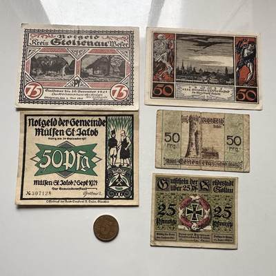 🌹外币初藏🌹🐯2026年第10场  每周二四六晚8️⃣点 接代拍 - 德国一战时期紧急币—6