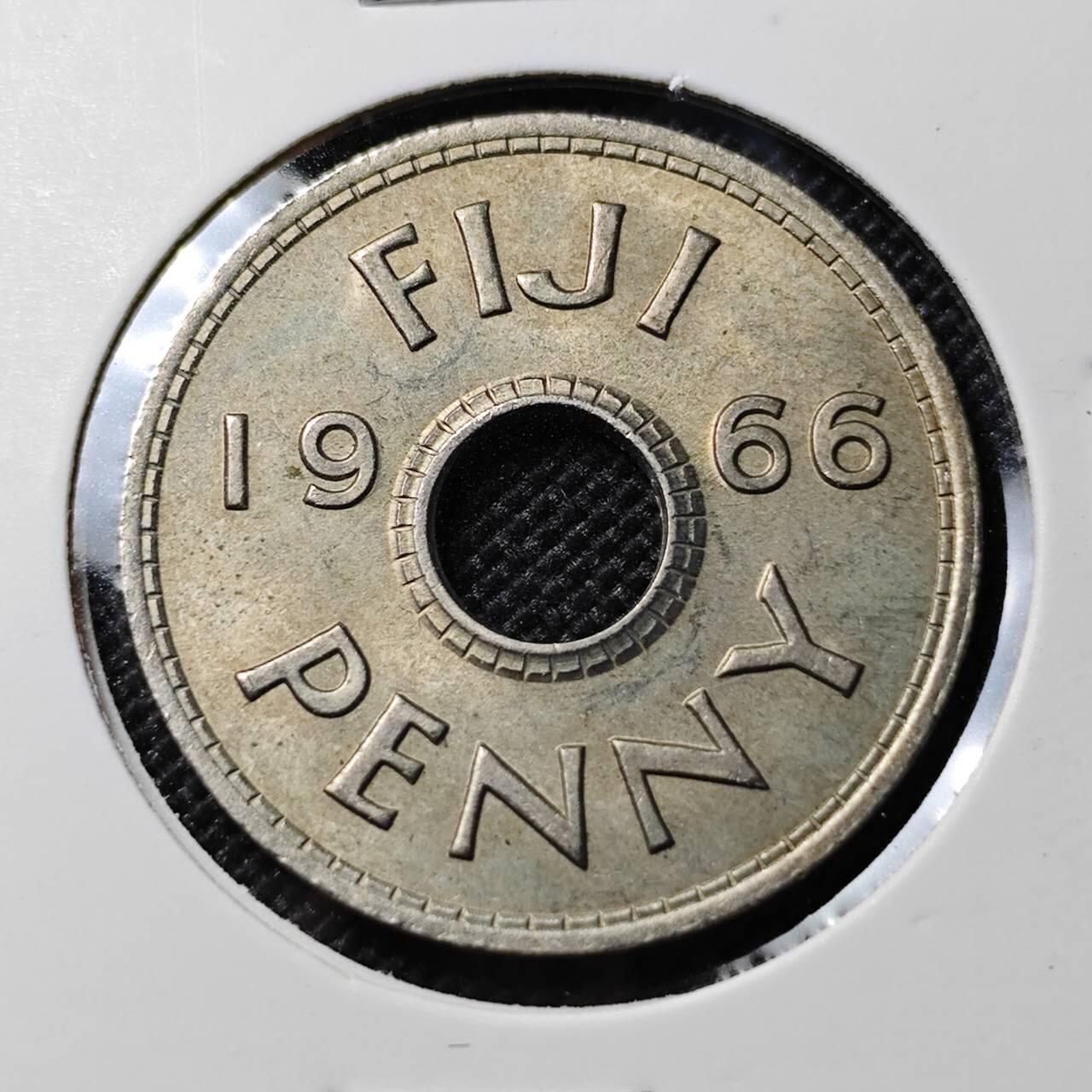 KK钱币收藏小铺  第388期  2月预留时间 周末发货  斐济1便士