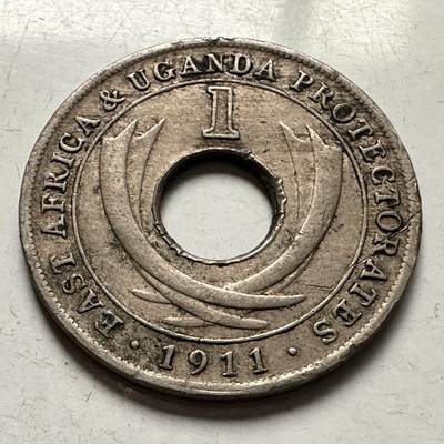 🌹外币初藏🌹🐯2026年第10场  每周二四六晚8️⃣点 接代拍 - 英属东非和乌干达保护地1911年一分 乔五首年