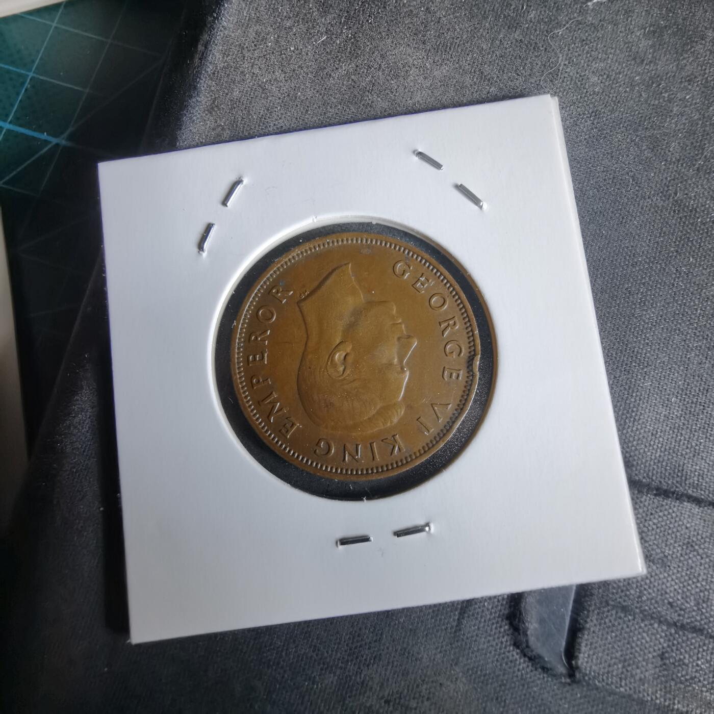 沼泽如烟--第968场 新西兰1946年半便士