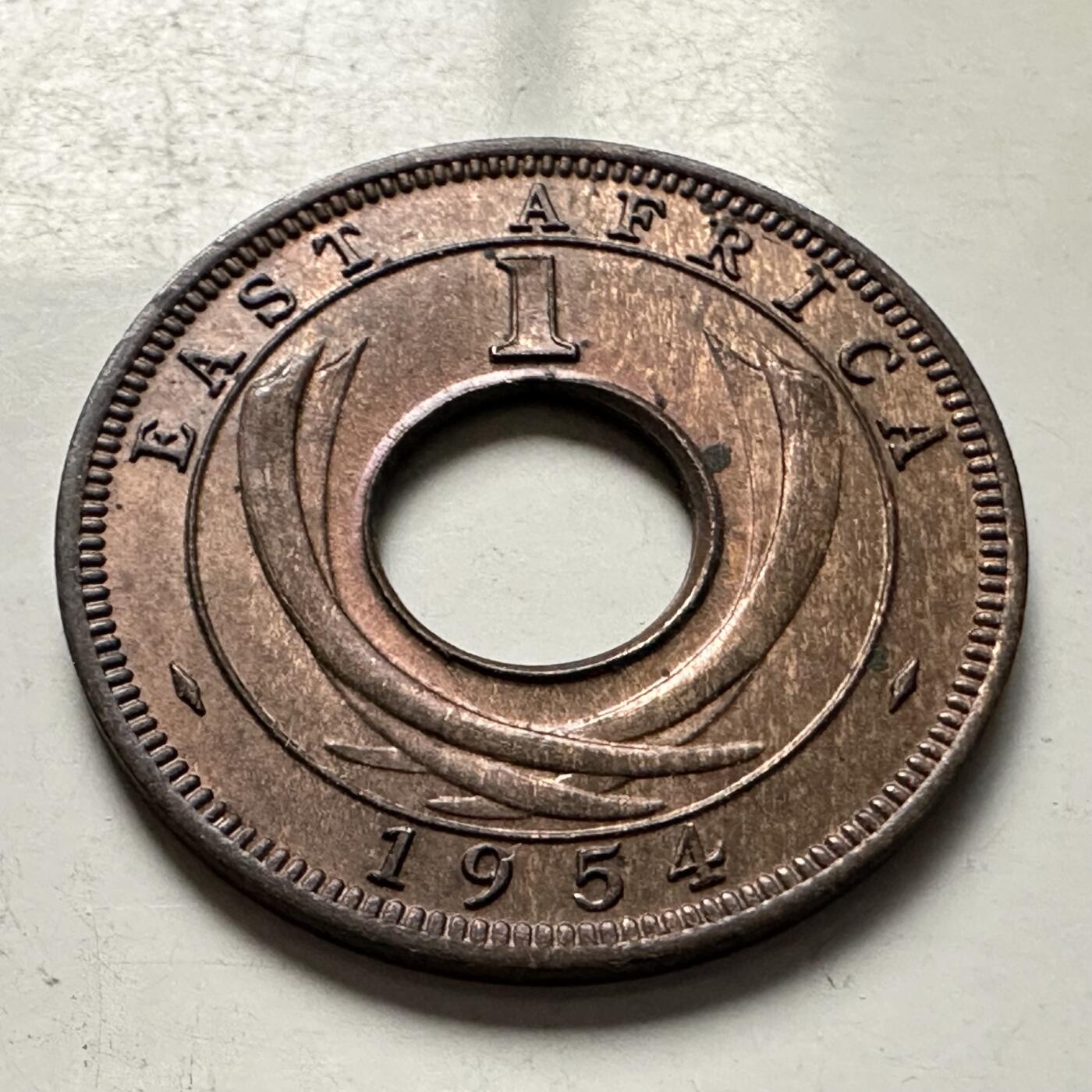 🌹外币初藏🌹🐯2026年第10场  每周二四六晚8️⃣点 接代拍 英属东非1954年一分