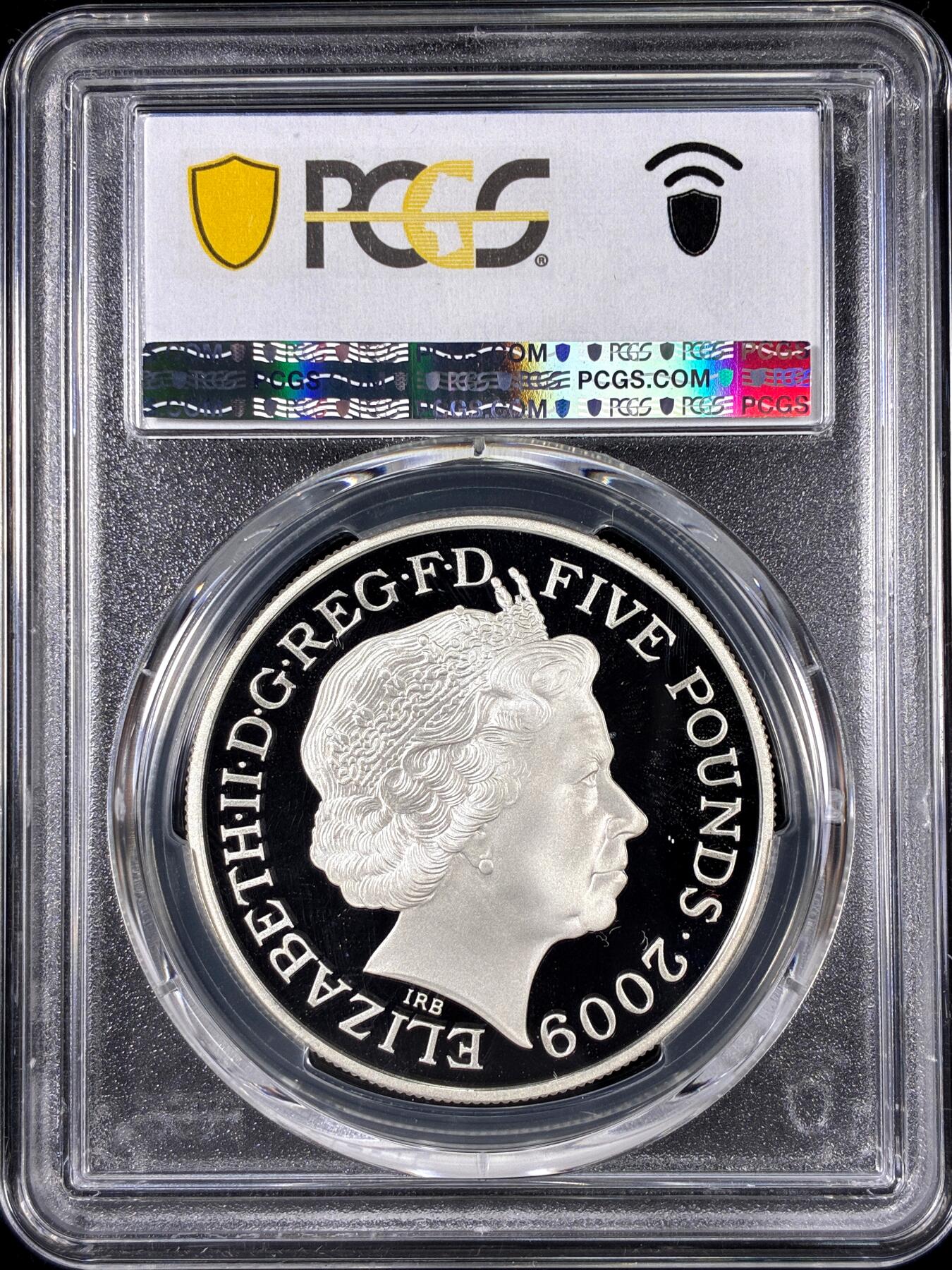 【雨安】【直播拍卖】【第0126期-评级币章】2026-01-24 周六 19:30 [评级现代] Great Britain 英国 5镑 2009年 伦敦奥运会-大本钟 PCGS-PR68DCAM 精制币