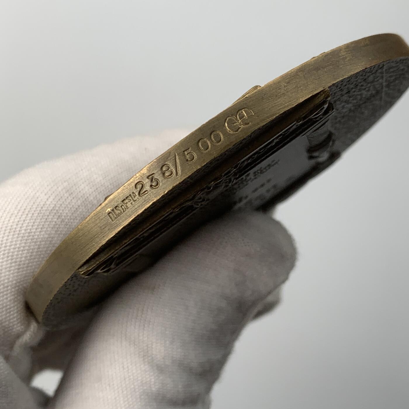 掌中浮雕-藏着的欧洲第050场 1972年葡萄牙读书大铜章，80mm，270g，238/500