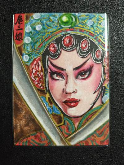 天玑星卡拍第165期《1.26周一截拍》持续收拍收评中 满赠卡需备注 - 【手绘卡】居子 扈三娘 手绘卡