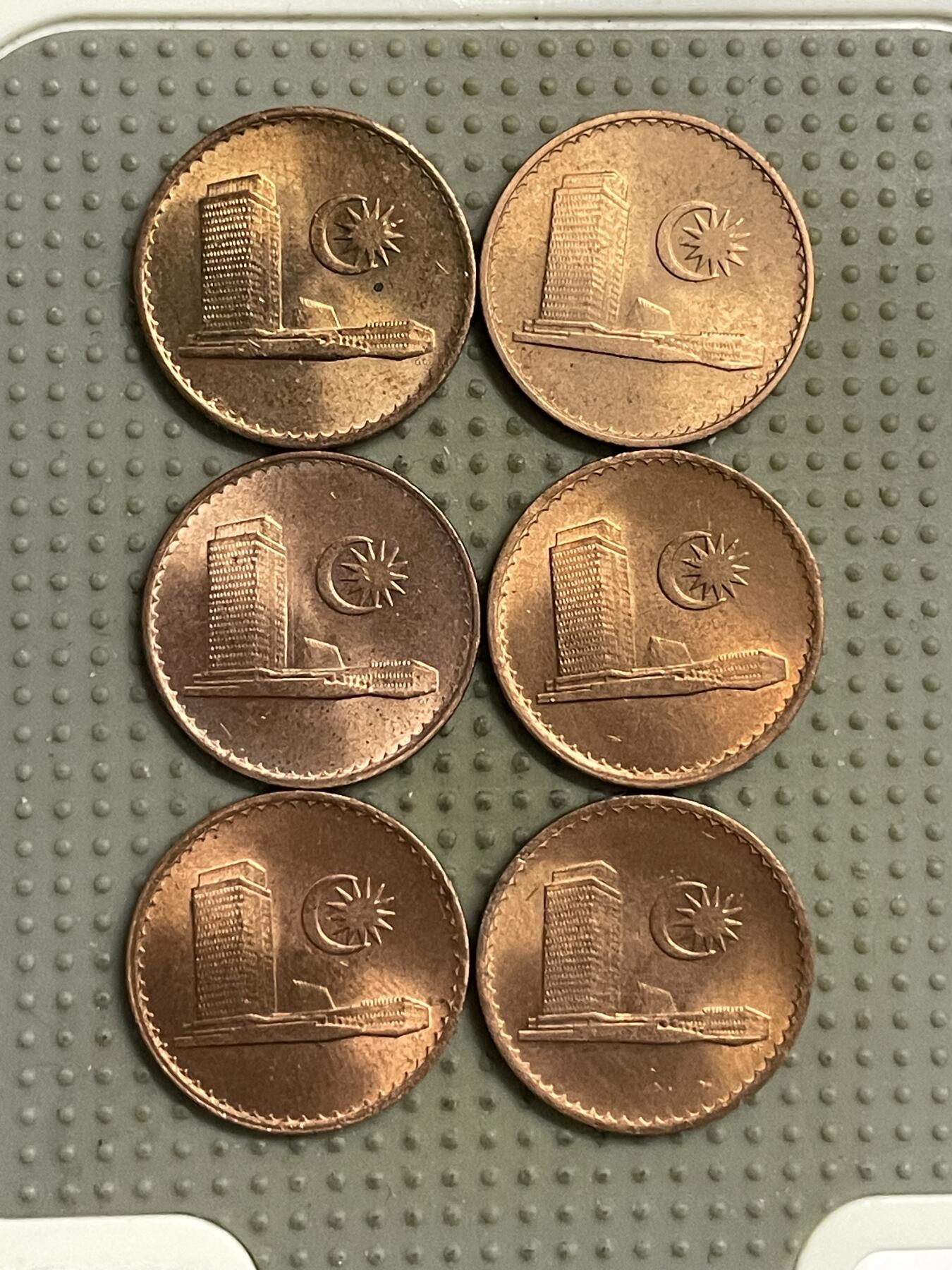 2026年第15场各国散币拍卖（总第165场） 马来西亚1仙6枚