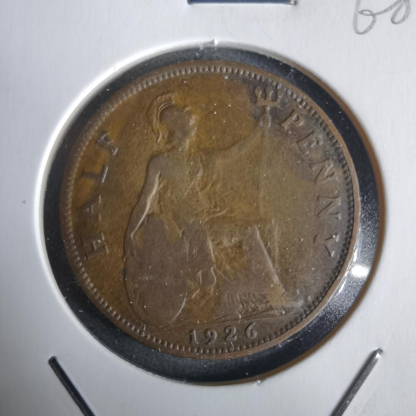 沼泽如烟--第968场 英国1926年半便士