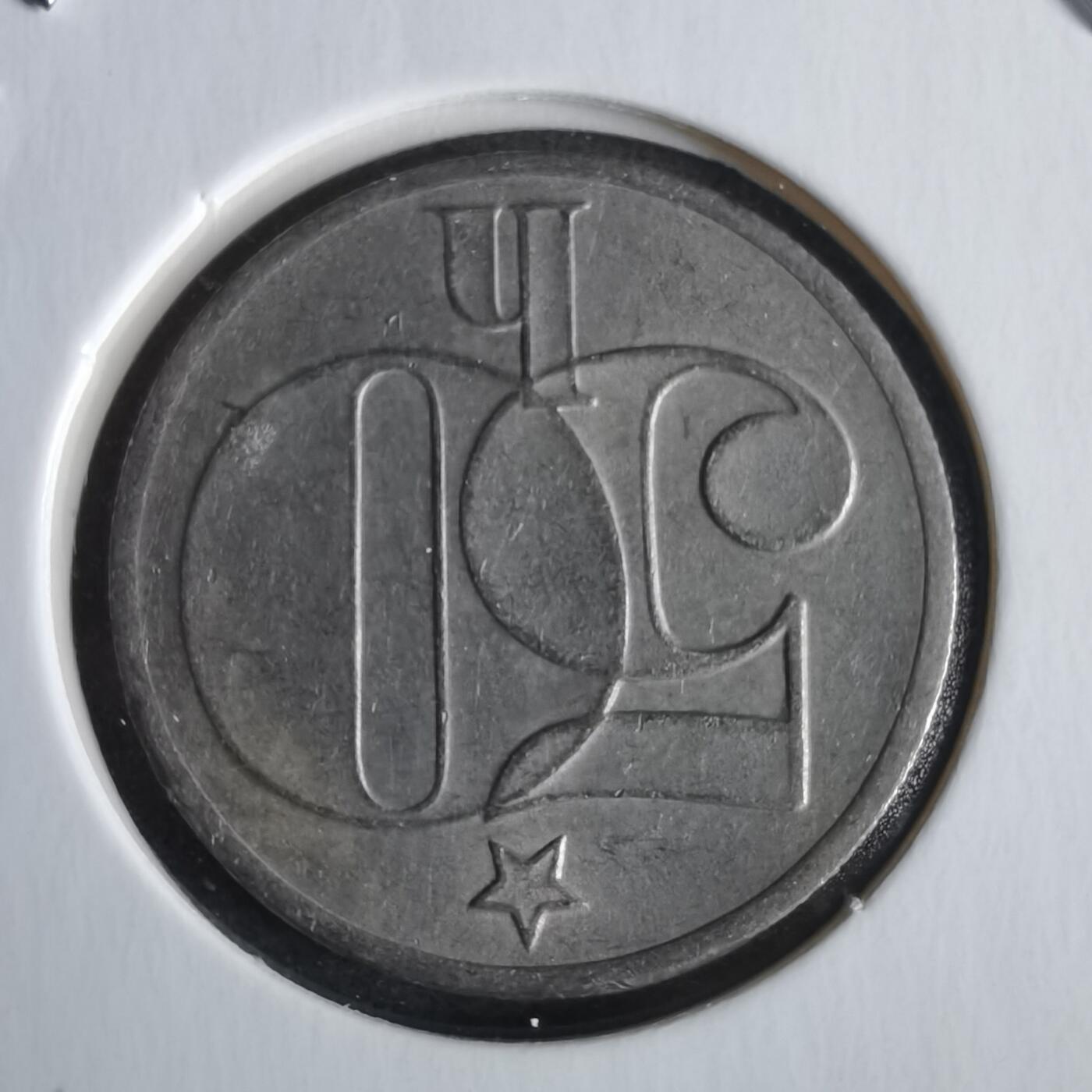 沼泽如烟--第968场 捷克斯洛伐克1984年50赫勒