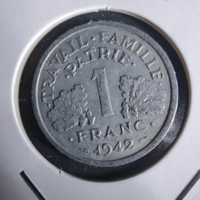 沼泽如烟--第968场 - 法国1942年1法郎