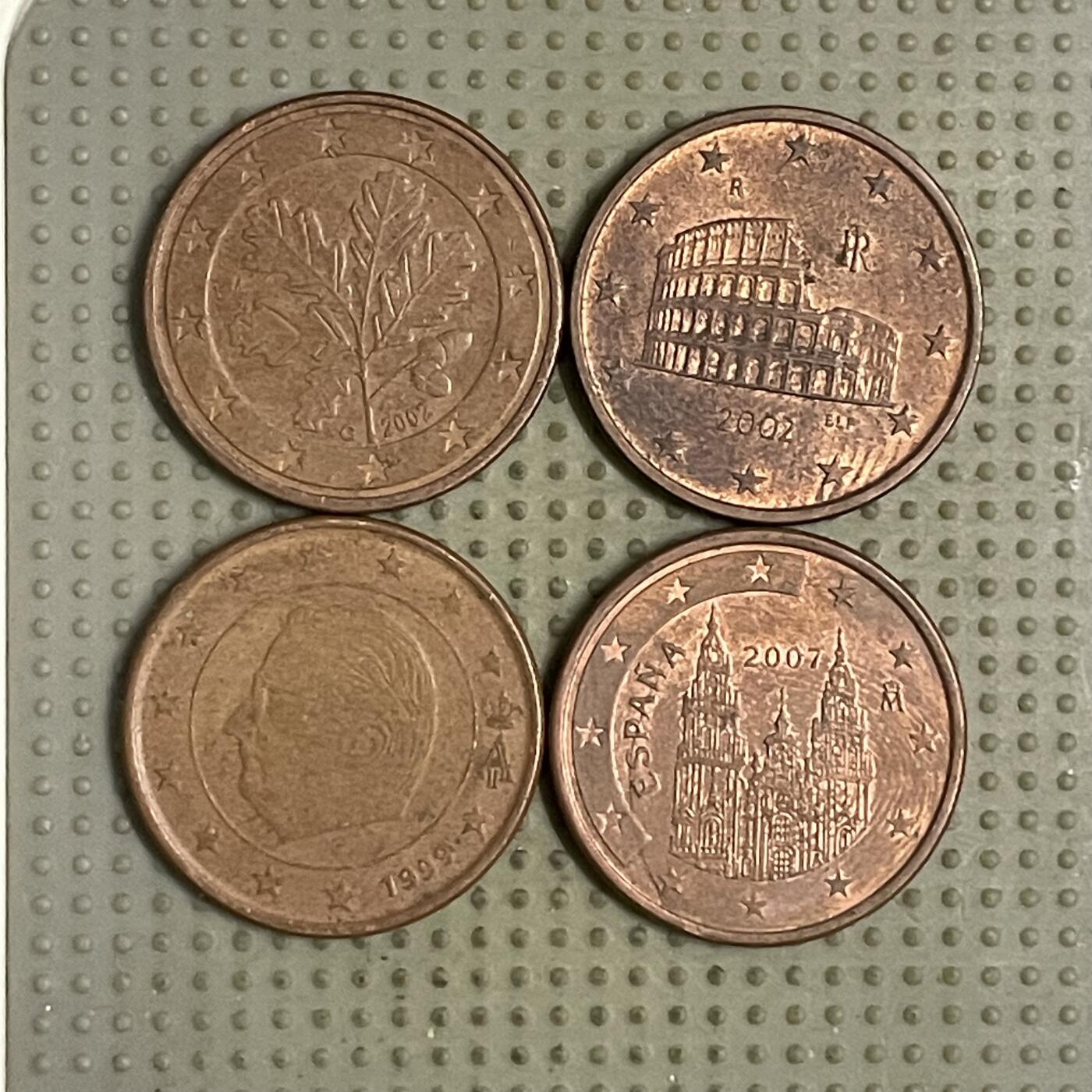 2026年第16场各国散币拍卖（总第166场） 5欧分4枚