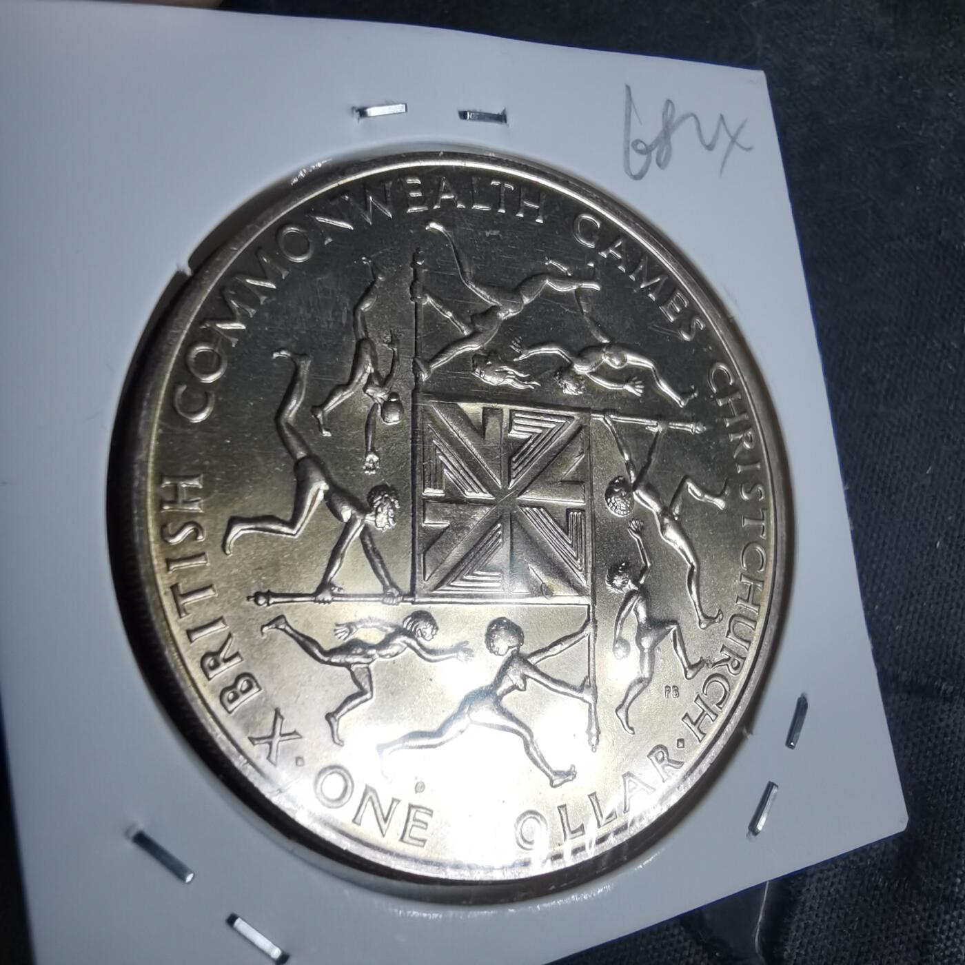 沼泽如烟--第968场 新西兰1974年1元纪念币