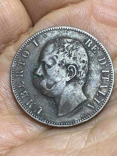 2026年第十二场(总第一百八十一场）外国好品散币场(免佣金) - 流通好品–意大利王国1893年10分(翁贝托一世时期，B/I标伯明翰造)