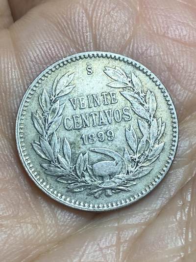 2026年第十二场(总第一百八十一场）外国好品散币场(免佣金) - 智利🇨🇱1899年20分银币(首发年，500银)