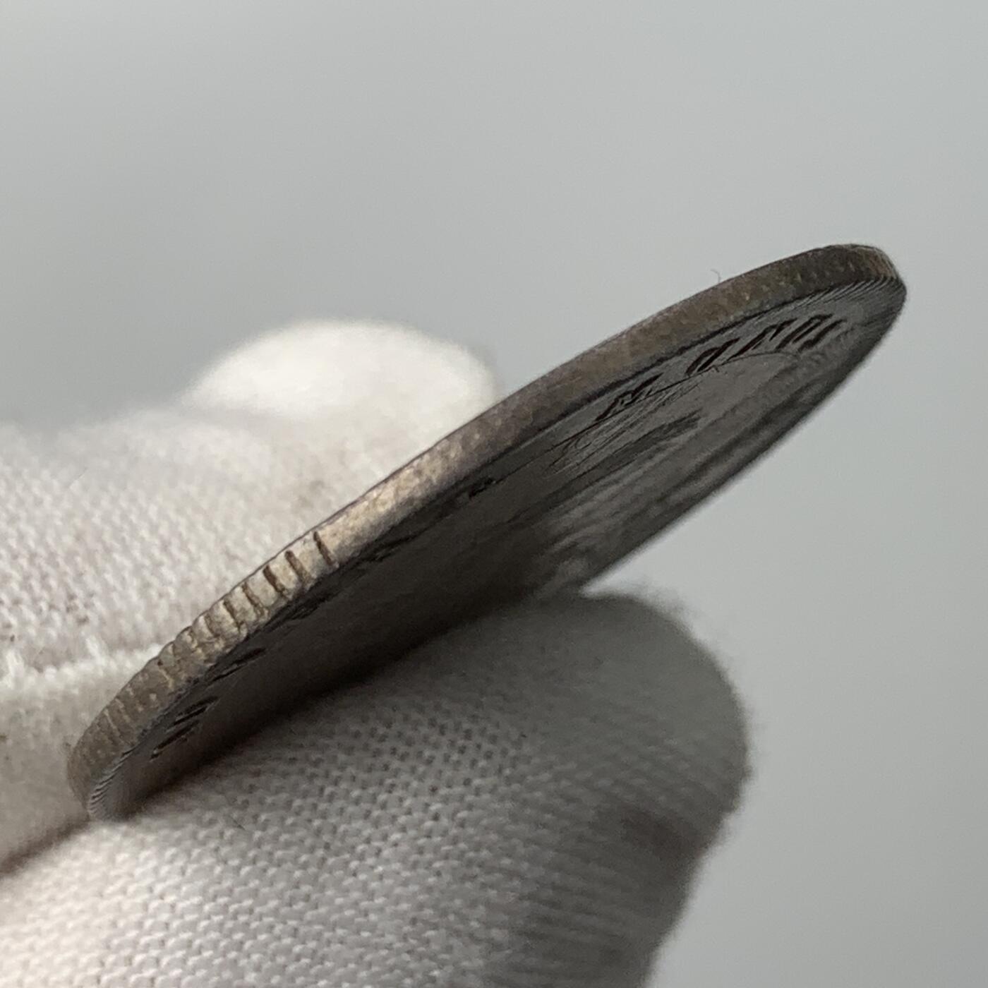 掌中浮雕-藏着的欧洲第050场 1753年法国路易十五银质代币，28.66mm，7.93g