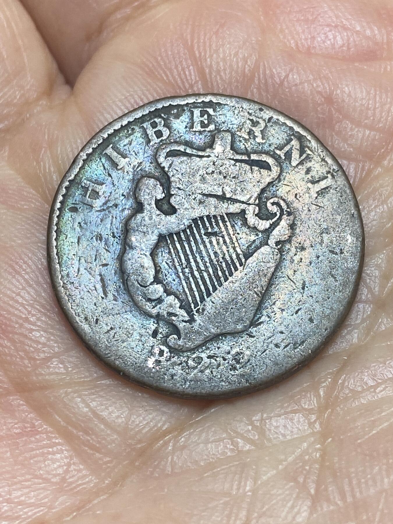 2026年第十二场(总第一百八十一场）外国好品散币场(免佣金) 英属爱尔兰1822年1/2便士(乔治四世时期)