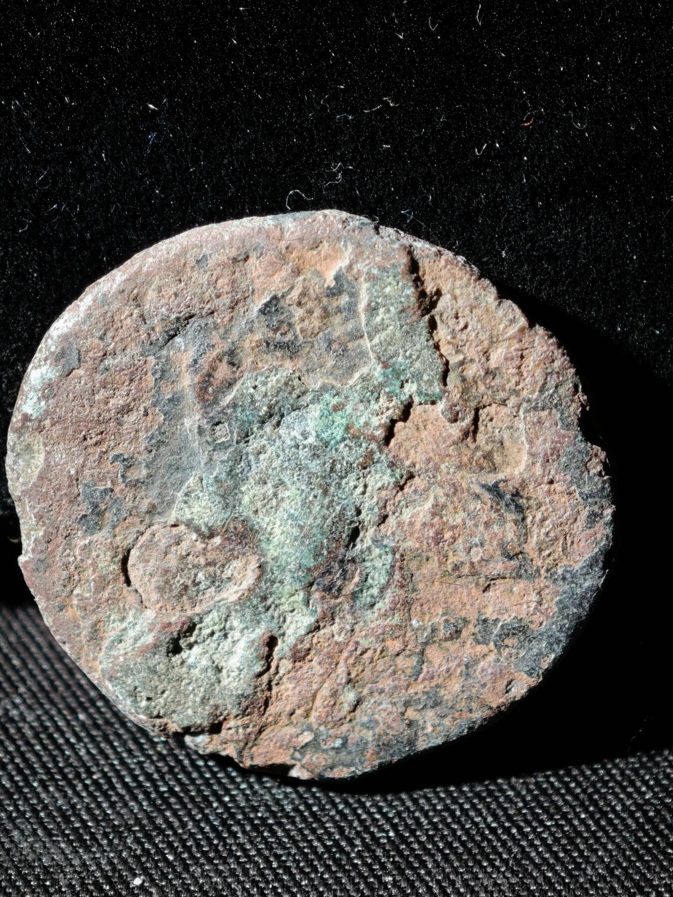 109期新疆红钱粟特钱币丝路钱币专场 贵霜无名王铜币