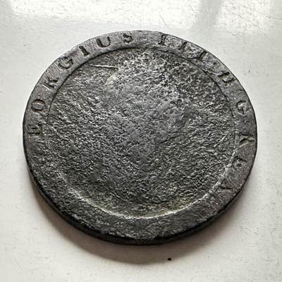 🌹外币初藏🌹🐯2026年第10场  每周二四六晚8️⃣点 接代拍 - 英国1797年乔治三世一便士大车轮铜币