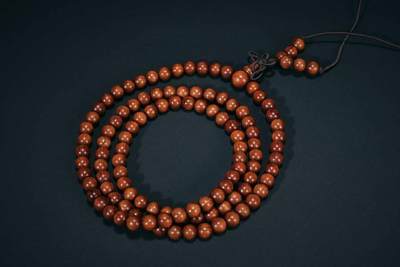 上海都达杂项专场四（全场包邮） - 海南黄花梨0.6圆珠多圈手串 附鉴定证书86-261